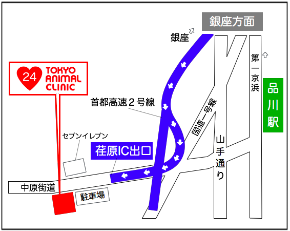 東京動物病院24アクセス